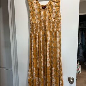 Rock & Roll Cowgirl Western Southwest Midi Dress XL